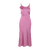 Alina Dress Sachet Pink M Satin slip dress 