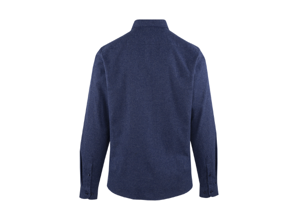 Albin Shirt Navy S Brushed twill shirt 