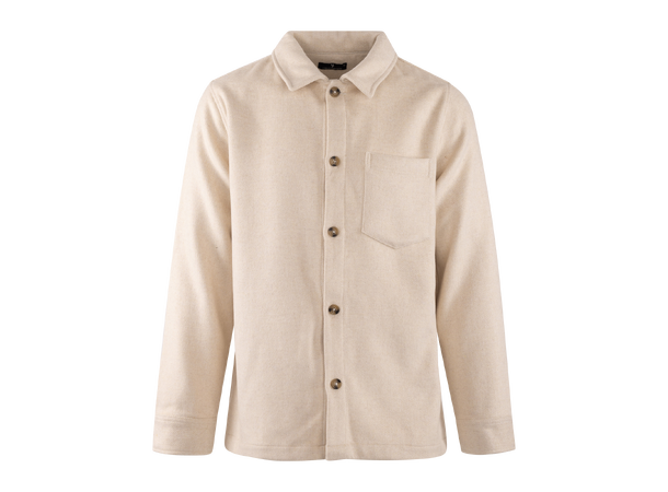 Aligo Overshirt Light Sand XXL Wool twill overshirt 