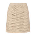 Anikka Skirt Sand S Crochet mini skirt