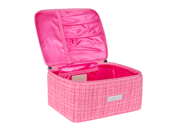 Antibes Makeup Bag Pink One Size Boucle accessories bag