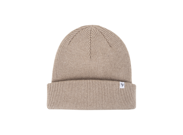 Emilio Beanie Oatmeal One Size Basic lambswool beanie 