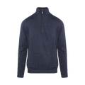 Espen Half-zip Navy S Bamboo sweater