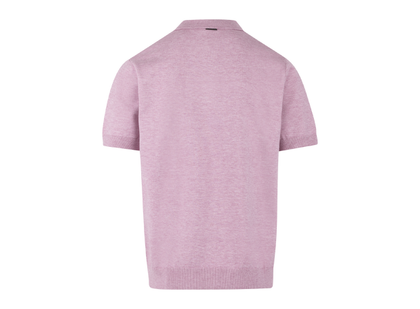 Fabio Pique Pink M Pointelle knit pique 