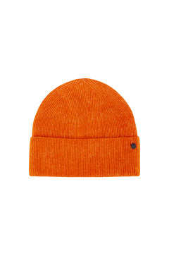 Glory Beanie Orange Flame One Size Basic mohair beanie