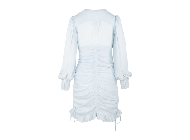 Gorine Dress Light blue XS Chiffon gathered dress 