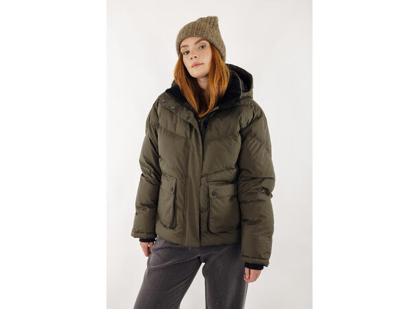 Hailey Jacket Olive Night M Technical puffer jacket Urban Pioneers AS
