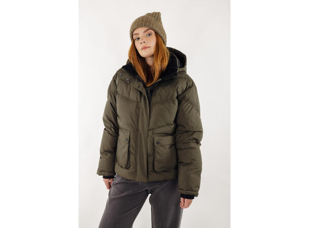 Hailey Jacket Olive Night M Technical puffer jacket 