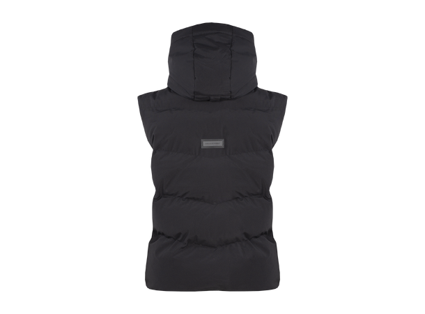 Hailey Vest Black L Technical puffer vest 