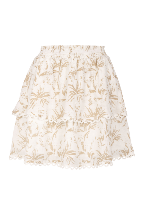 Lea Skirt Mini smock print skirt