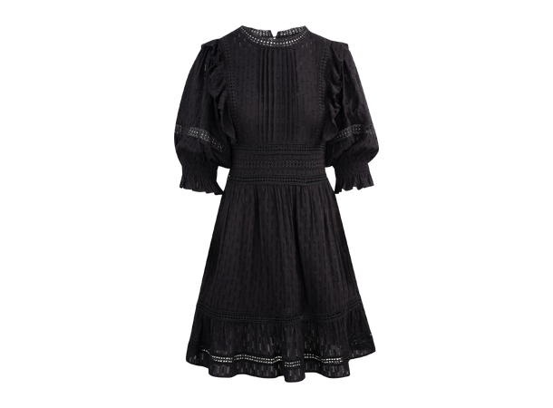 Leandra Dress Black XL Organic cotton dress 