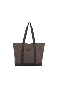 Liv Tote Chocolate One Size Puffer tote bag
