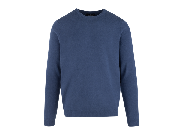 Luca Sweater Petrol XXL Soft knit viscose crew neck 