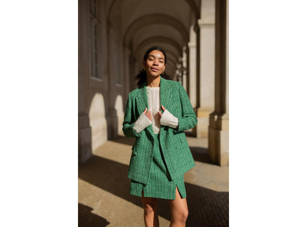 Natalie Blazer Green multi XS Boucle blazer 