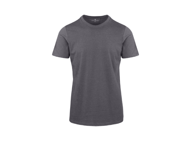Niklas Basic Tee Charcoal S Basic cotton T-shirt 