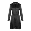 Phebe Dress Black S Satin dress