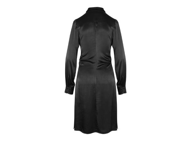 Phebe Dress Black S Satin dress 
