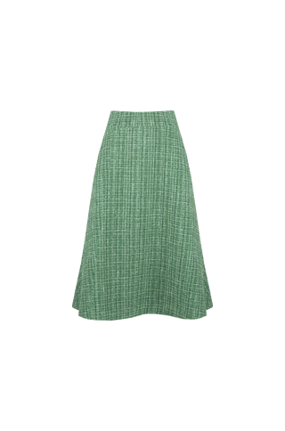 Reese Skirt A-line boucle skirt
