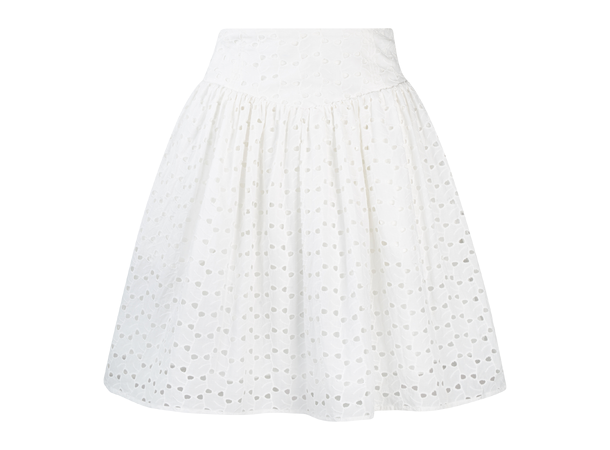 Shakira Skirt White M Broderi anglaise skirt 