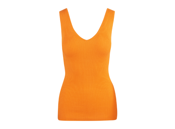 Stine Top Bright orange M Viscose tank top 