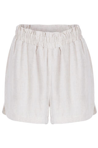 Suzy Shorts Sand melange S Linen shorts