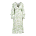 Ulrikke Dress Green AOP S Watercolour pattern dress