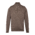 Espen Half-zip Mid Brown XXL Bamboo sweater 