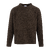 Perot Sweater Chocolate M Teddy knit mock neck 