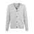 Bo Cardigan Light Grey Melange M Wool structure cardigan 
