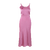 Alina Dress Sachet Pink L Satin slip dress 
