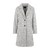 Hanni Coat Light grey S Loop knit wool coat 