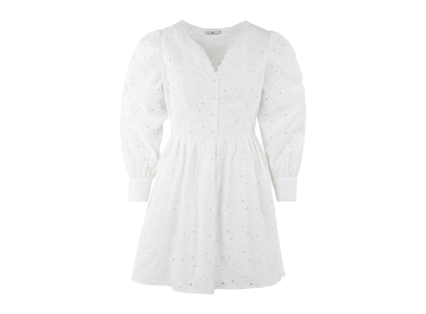 Adriana Dress White M Embroidery anglaise dress Urban Pioneers AS