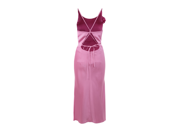 Alina Dress Sachet Pink L Satin slip dress 