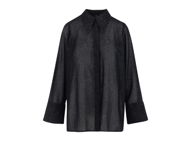 Allyson Shirt Black S Glitter shirt