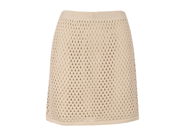 Anikka Skirt Sand M Crochet mini skirt 