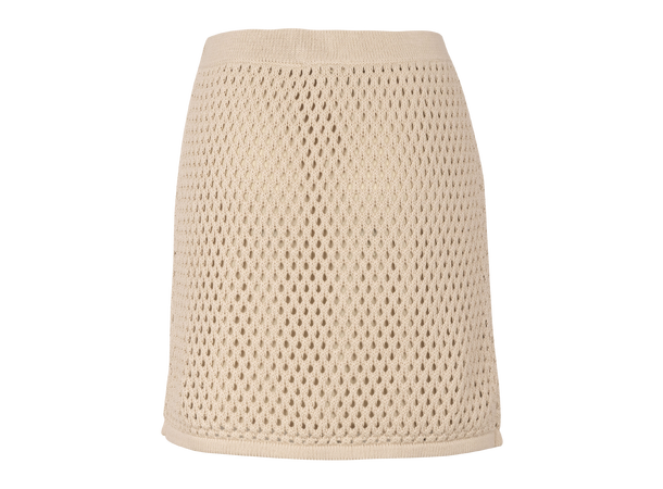 Anikka Skirt Sand M Crochet mini skirt 