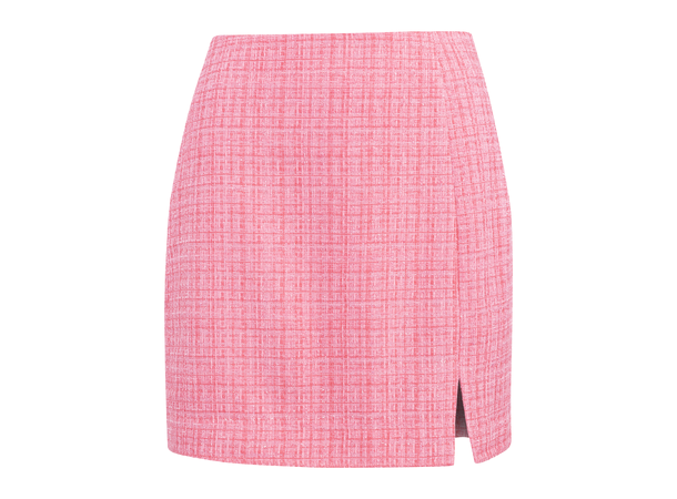 Barbro Skirt Pink M Boucle mini skirt