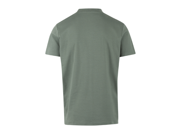 Bruno Tee Dark Forest XXL Organic cotton mock neck 