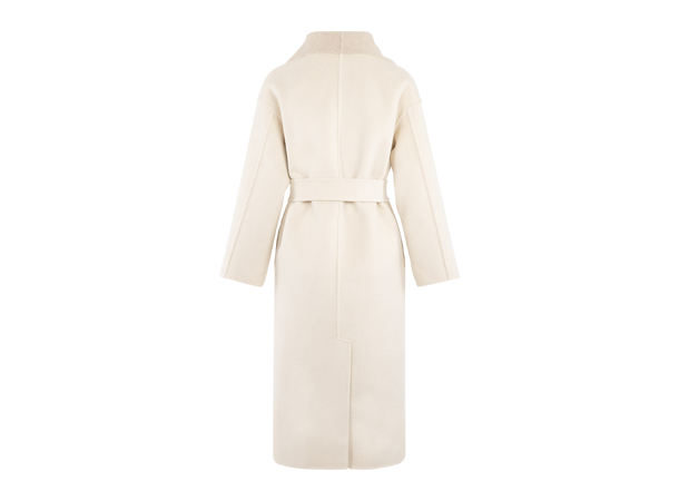 Camille Coat Light sand/Cream L Two coloured reversible coat 