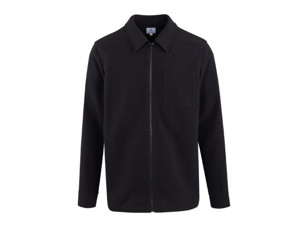 Cassedy Overshirt Black L Dressy zip shirt 
