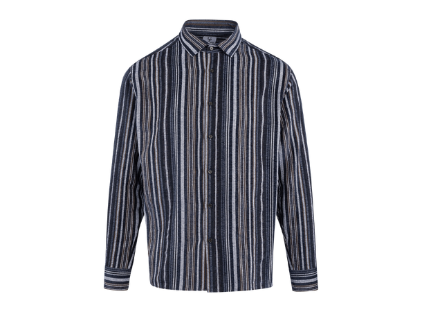 Cedrik Shirt Navy S Striped boxy shirt 