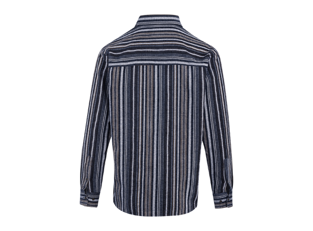 Cedrik Shirt Navy S Striped boxy shirt 