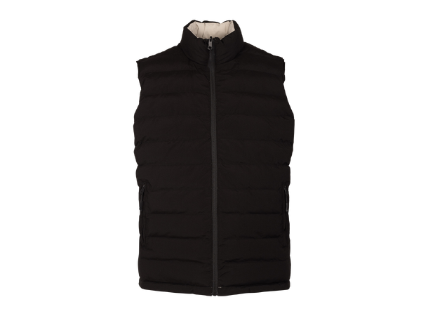 Ernie Vest Silver Cloud_Black XXL 2-way padded vest 