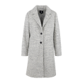 Hanni Coat Light grey S Loop knit wool coat