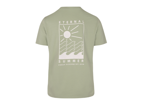 Javier tee Frosty green XXL Printed bamboo cotton t-shirt 