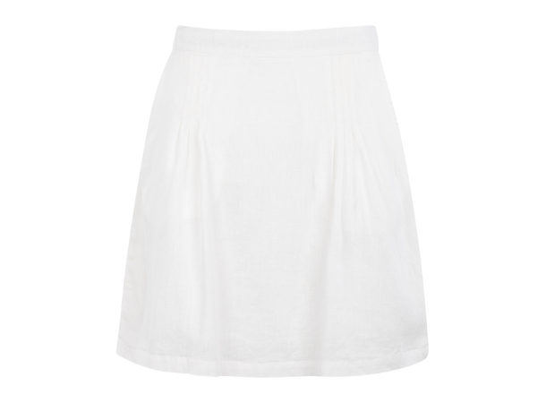Lovisa Skirt White M Linen pleated mini skirt 