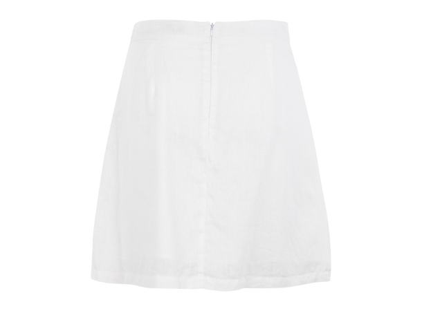 Lovisa Skirt White M Linen pleated mini skirt 