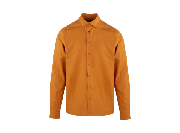 Ludvig Shirt Rust M Oxford lyocell shirt 
