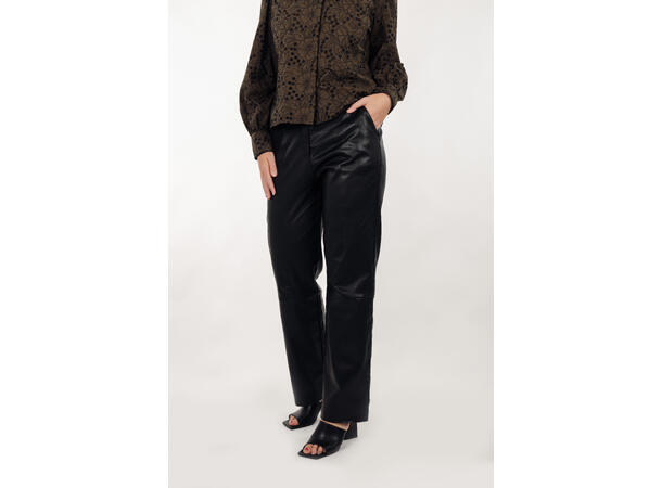 Madelyn Pants Black S Leather stretch pant 