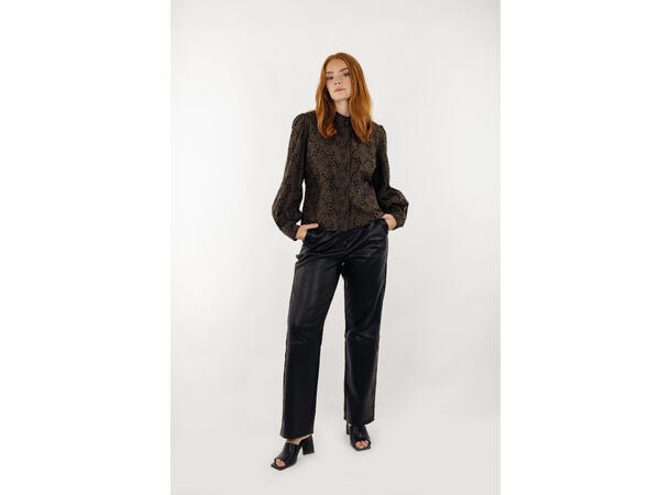 Madelyn Pants Black S Leather stretch pant 